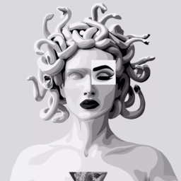 ხატვა ციფრებით "მედუზა"