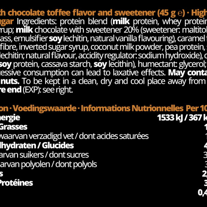 Stacker2 Europe 30% Protein Bar (Chocolate Toffee)