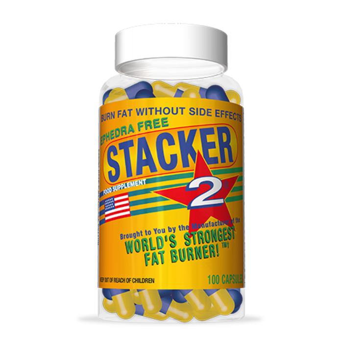 Stacker 2 Ephedra Free ცხიმისმწველი (100 caps)