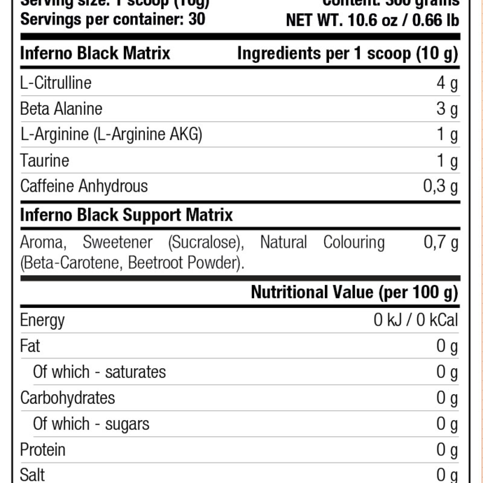 Stacker2 Europe Inferno Black энергетик 300gr (Orange Overdrive)