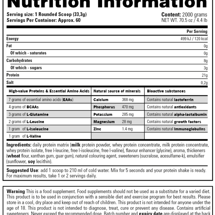 Stacker2 Daily Protein 908 gr (Ваниль)