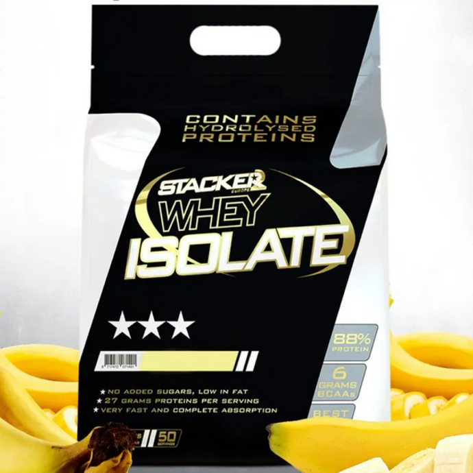 Stacker2 Europe Whey Isolate პროტეინი 1500 gr (ბანანი/Banana)