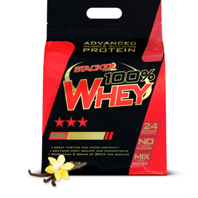 Stacker2 Europe 100% Whey პროტეინი 908 gr (ვანილი/Vanilla)